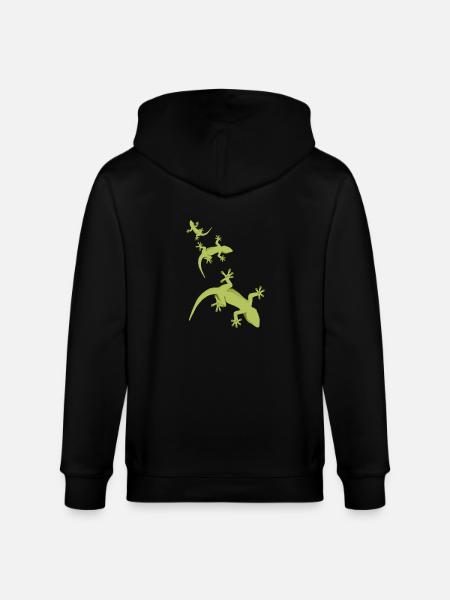 echsen - Stanley/Stella Unisex Bio-Kapuzenjacke CULTIVATOR  - Schwarz