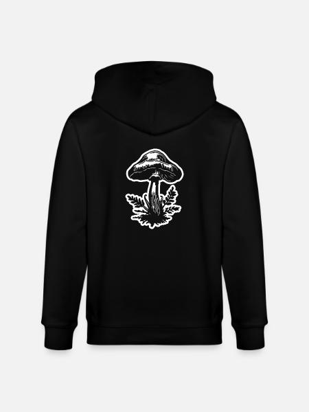 Cueilleur de champignons - Veste à capuche bio CULTIVATOR Stanley/Stella Unisexe - noir