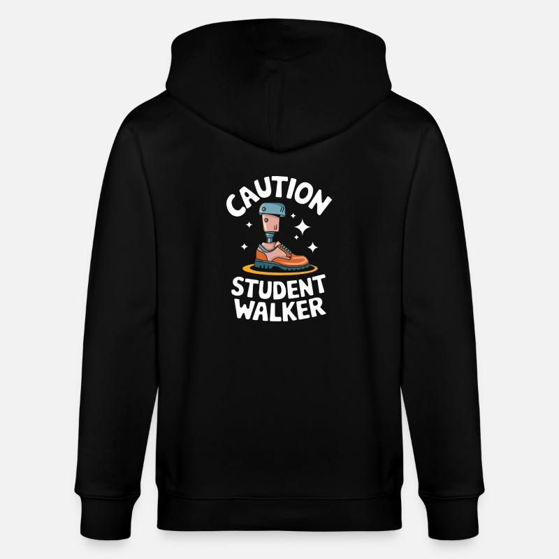 Invalidité due à l’amputation - Veste à capuche bio CULTIVATOR Stanley/Stella Unisexe - noir