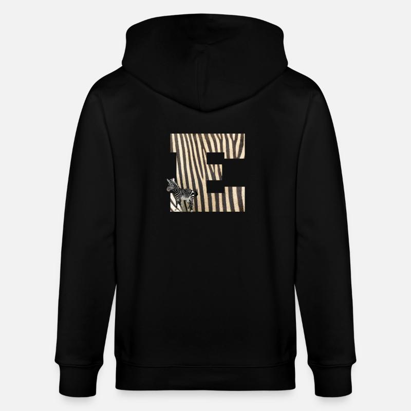 zebra e - Stanley/Stella Unisex Bio-Kapuzenjacke CULTIVATOR  - Schwarz