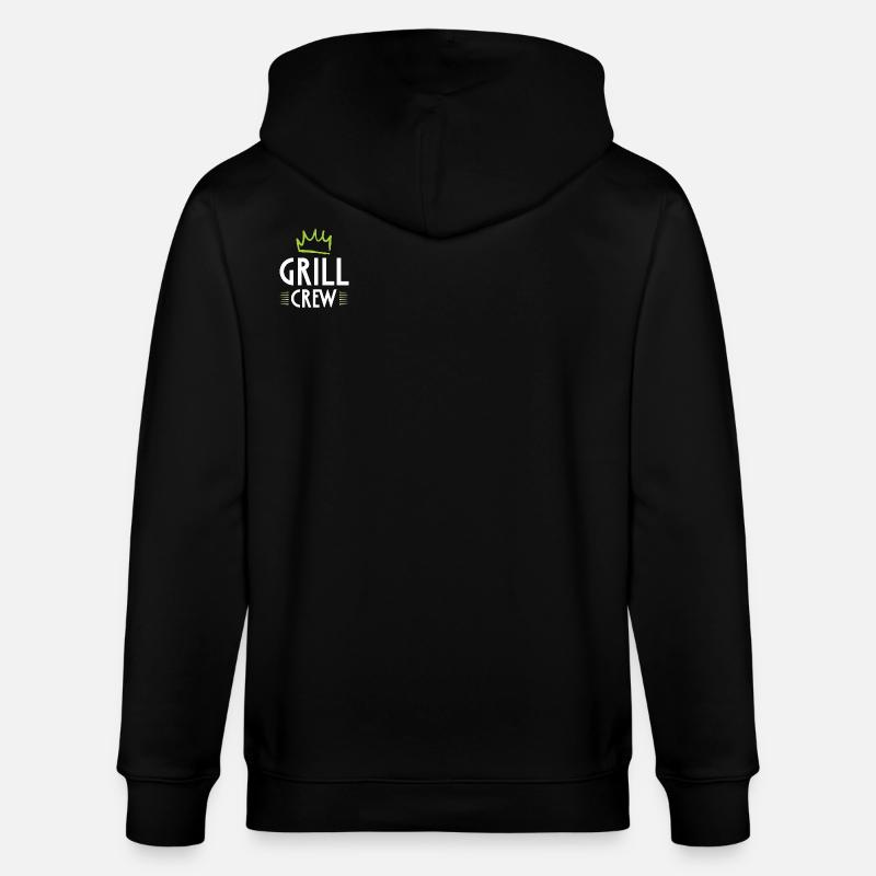 Grill Crew - Stanley/Stella Unisex Bio-Kapuzenjacke CULTIVATOR  - Schwarz