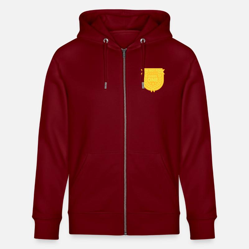 Im not for everyone - Stanley/Stella Unisex Bio-Kapuzenjacke CULTIVATOR  - Burgunderrot