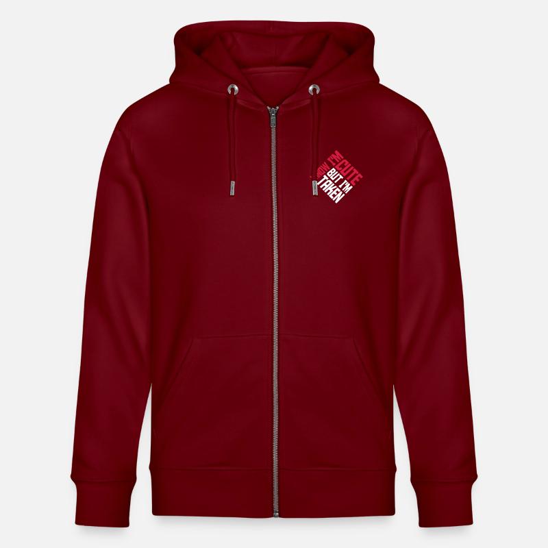 citation mignonne mais prise - Veste à capuche bio CULTIVATOR Stanley/Stella Unisexe - bordeaux