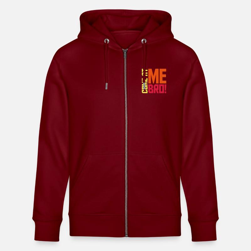 Viens à moi bro - Veste à capuche bio CULTIVATOR Stanley/Stella Unisexe - bordeaux