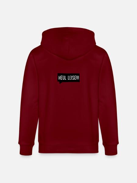 Heul leise - Stanley/Stella Unisex Bio-Kapuzenjacke CULTIVATOR - Burgunderrot