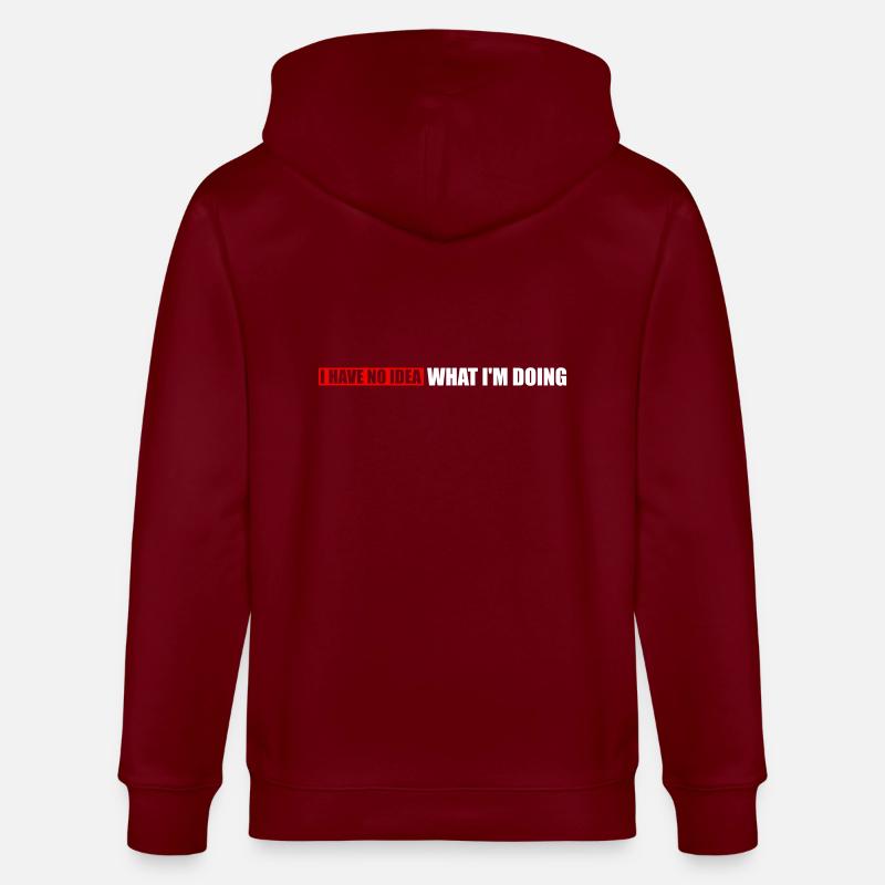 Aucune idée - Veste à capuche bio CULTIVATOR Stanley/Stella Unisexe - bordeaux