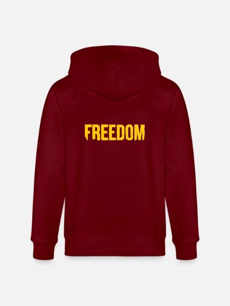 Freedom - Stanley/Stella CULTIVATOR Unisex Organic Hooded Jacket - burgundy