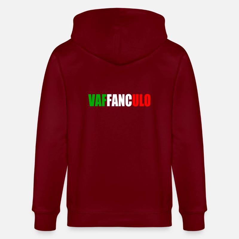 Vaffanculo - Stanley/Stella Unisex Bio-Kapuzenjacke CULTIVATOR  - Burgunderrot
