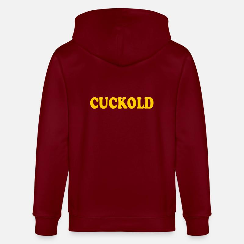 Cuckold - Veste à capuche bio CULTIVATOR Stanley/Stella Unisexe - bordeaux