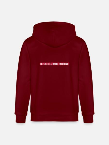 Aucune idée - Veste à capuche bio CULTIVATOR Stanley/Stella Unisexe - bordeaux