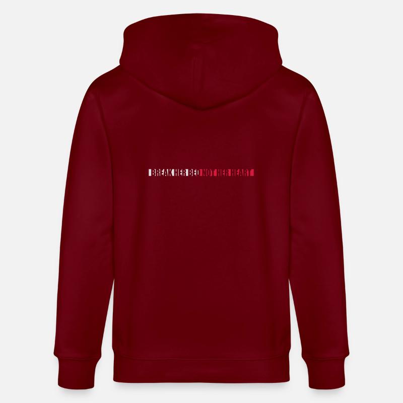 Briser sa citation de lit - Veste à capuche bio CULTIVATOR Stanley/Stella Unisexe - bordeaux