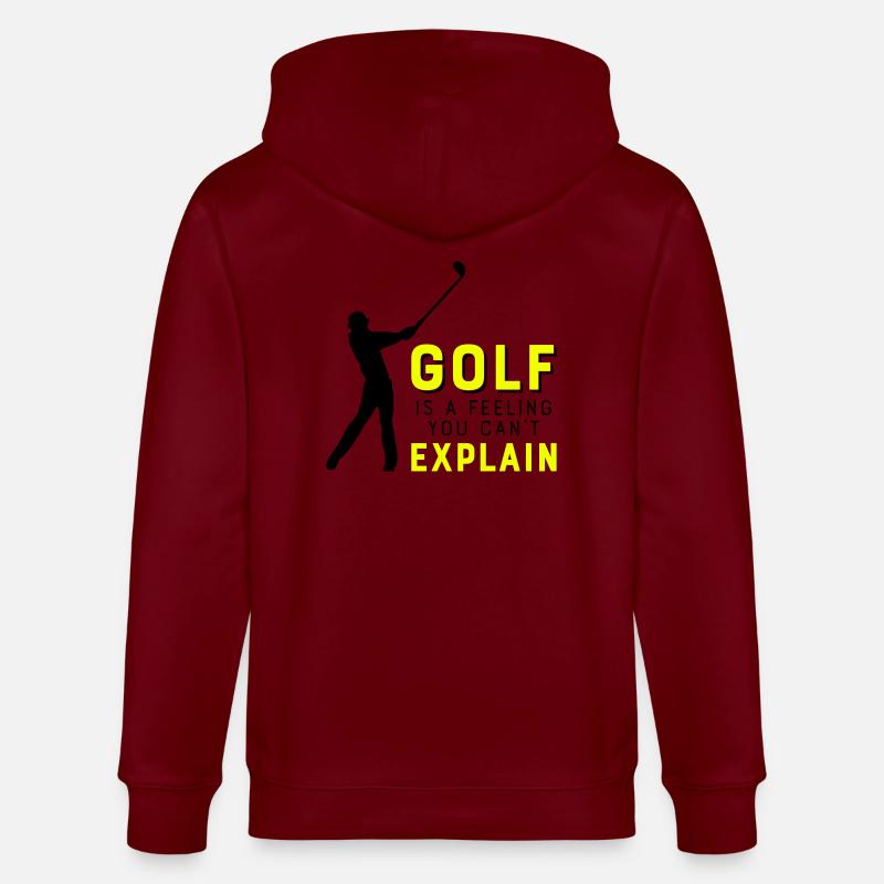 Le golf - Veste à capuche bio CULTIVATOR Stanley/Stella Unisexe - bordeaux