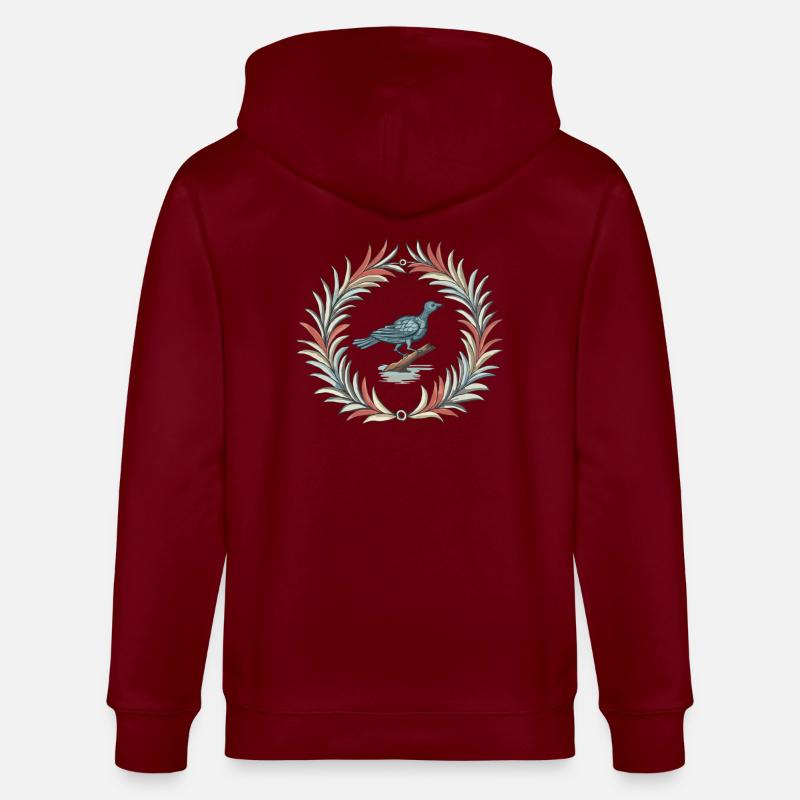 Le Rossignol à Mårtes - Veste à capuche bio CULTIVATOR Stanley/Stella Unisexe - bordeaux