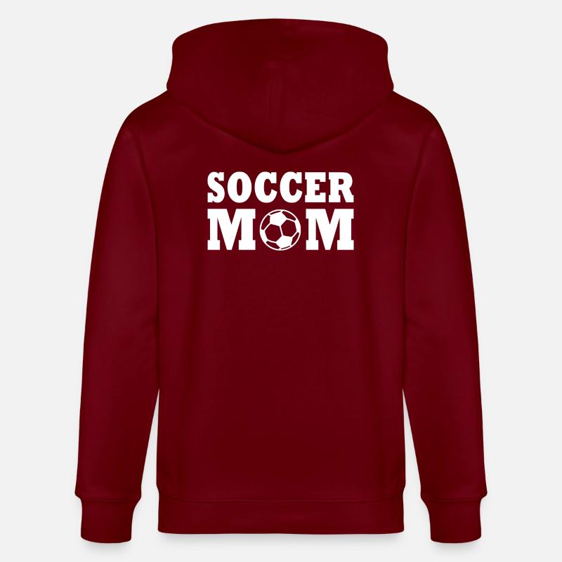 Soccer mom - Veste à capuche bio CULTIVATOR Stanley/Stella Unisexe - bordeaux