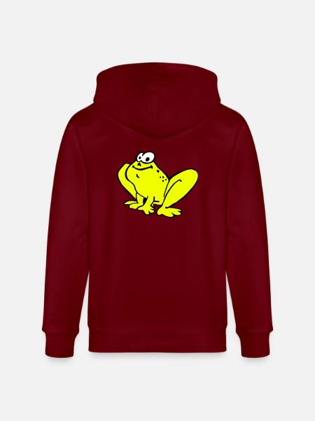 Toad - Stanley/Stella CULTIVATOR  Unisex Organic Hooded Jacket - burgundy