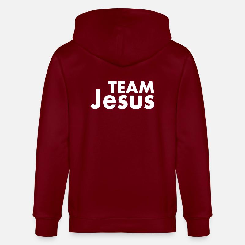 Team jesus - Veste à capuche bio CULTIVATOR Stanley/Stella Unisexe - bordeaux