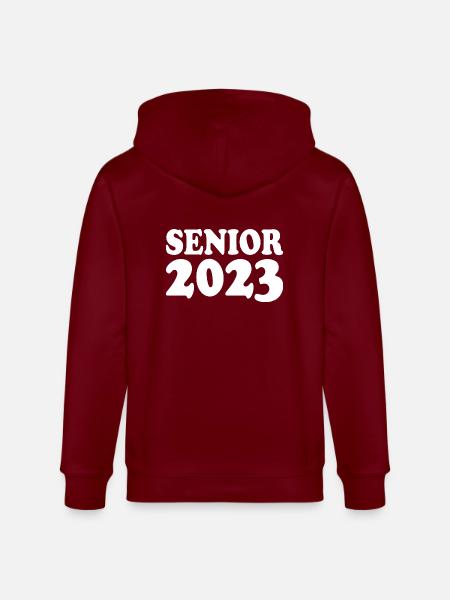 Senior 2023 - Stanley/Stella Unisex Bio-Kapuzenjacke CULTIVATOR  - Burgunderrot