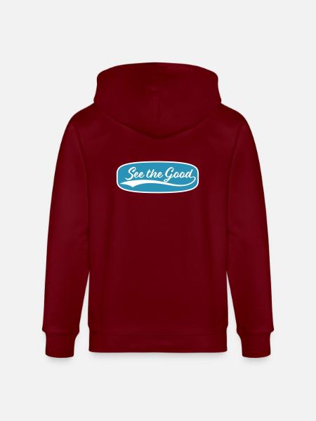 see the good quote - Stanley/Stella CULTIVATOR Unisex Organic Hooded Jacket - burgundy