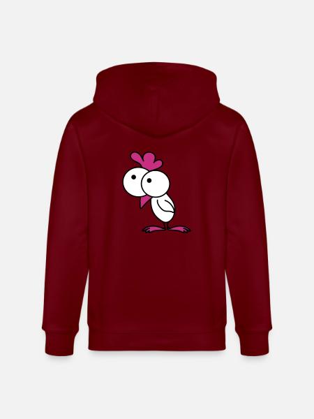 Surprised chick - Veste à capuche bio CULTIVATOR Stanley/Stella Unisexe - bordeaux