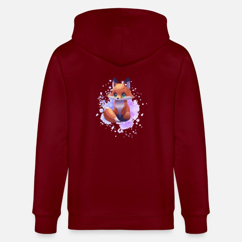petite écaille de tortue - Veste à capuche bio CULTIVATOR Stanley/Stella Unisexe - bordeaux