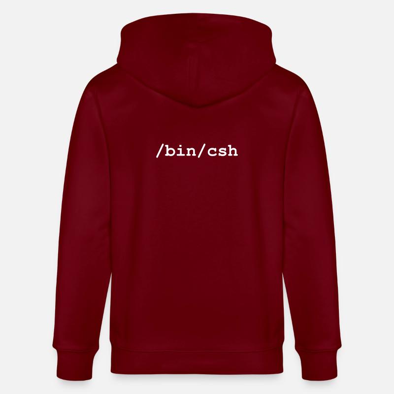 Interpréteur C - /bin/csh - Veste à capuche bio CULTIVATOR Stanley/Stella Unisexe - bordeaux