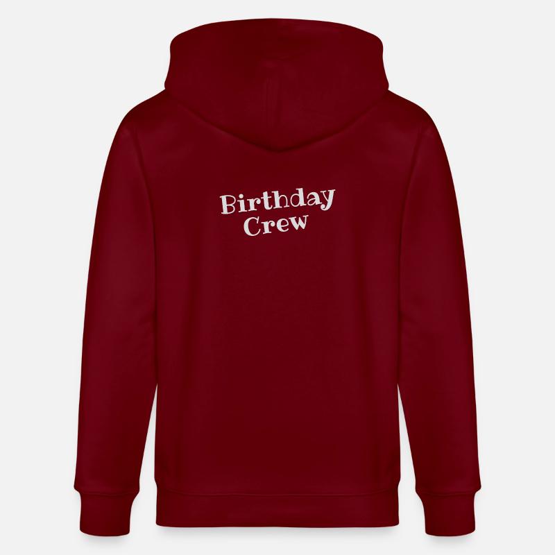 Équipe d’anniversaire - Veste à capuche bio CULTIVATOR Stanley/Stella Unisexe - bordeaux