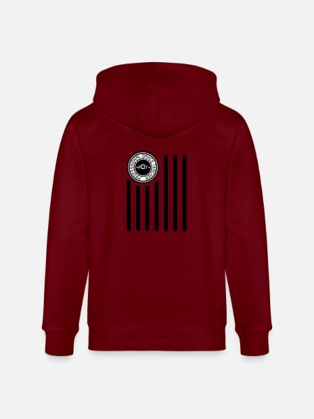 Professional Dance Teacher - Stanley/Stella Unisex Bio-Kapuzenjacke CULTIVATOR  - Burgunderrot