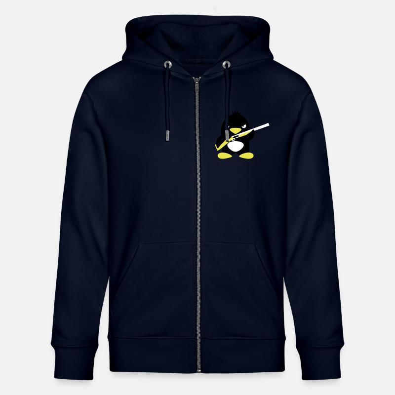 Shotgun Penguin - Veste à capuche bio CULTIVATOR Stanley/Stella Unisexe - marine