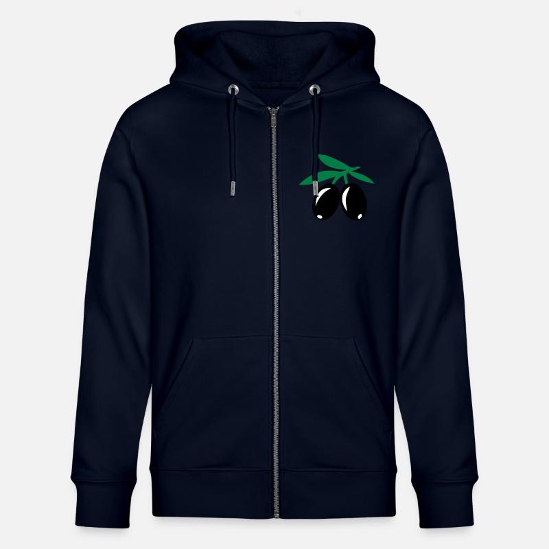 Oliven - Stanley/Stella Unisex Bio-Kapuzenjacke CULTIVATOR  - Navy
