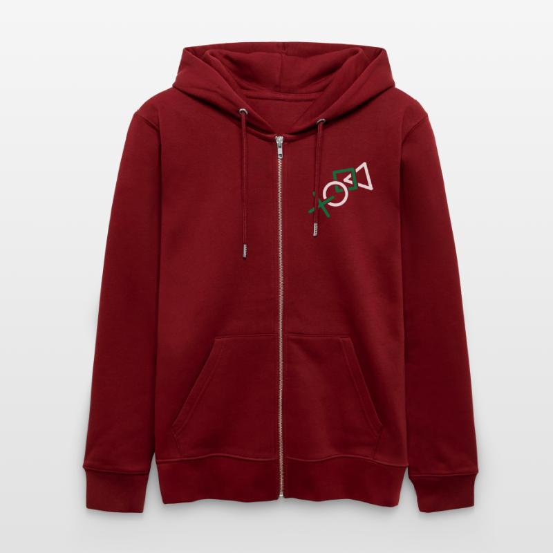 controller silhouette cool X square triangle symbols g Stanley/Stella CULTIVATOR  Unisex Organic Hooded Jacket