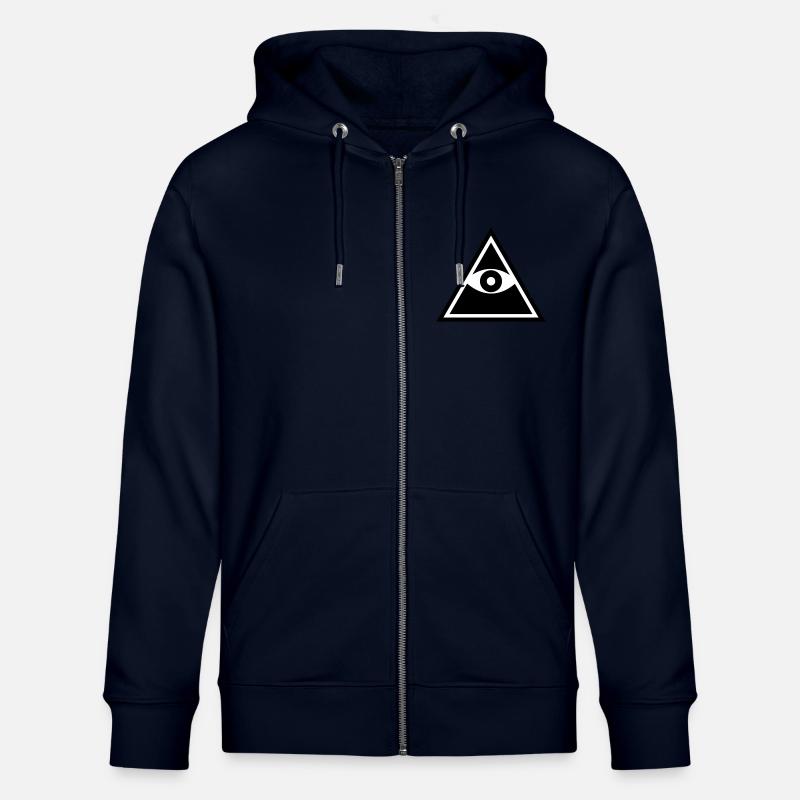 Iluminati - Veste à capuche bio CULTIVATOR Stanley/Stella Unisexe - marine