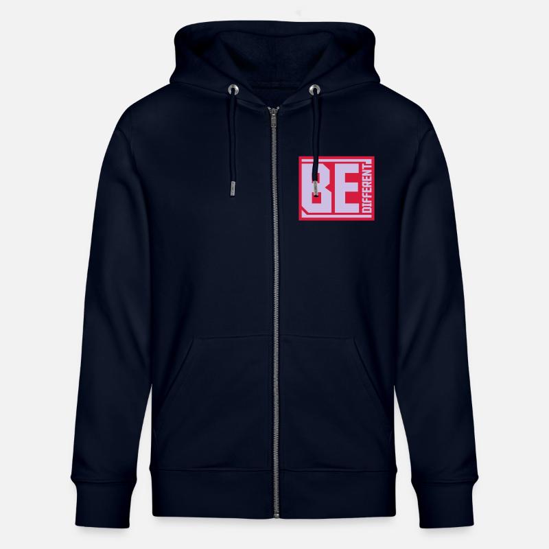 Be different Logo Design - Stanley/Stella Unisex Bio-Kapuzenjacke CULTIVATOR  - Navy