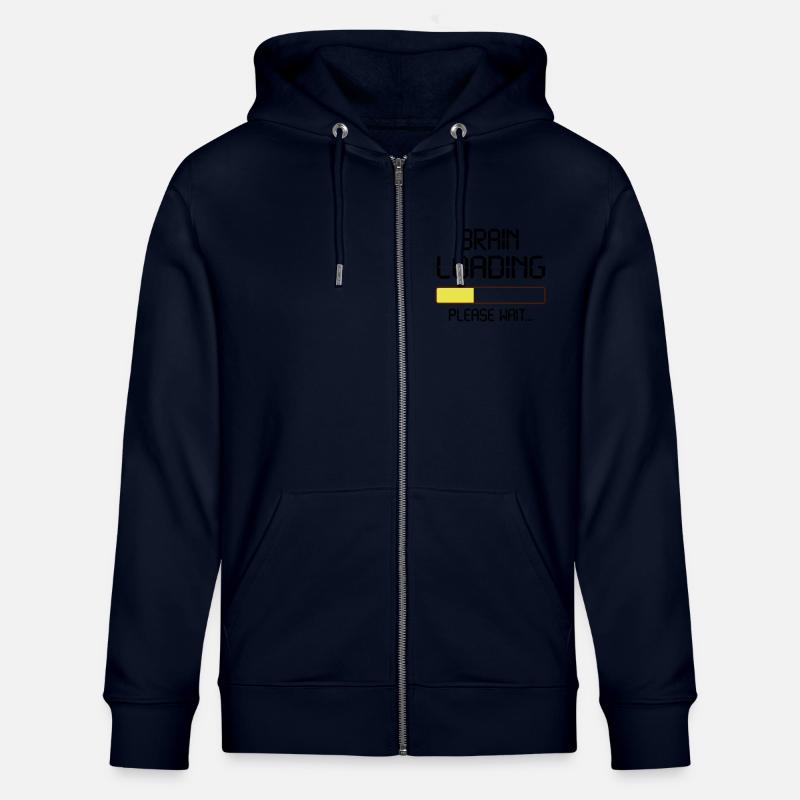 brain loading - Stanley/Stella Unisex Bio-Kapuzenjacke CULTIVATOR  - Navy