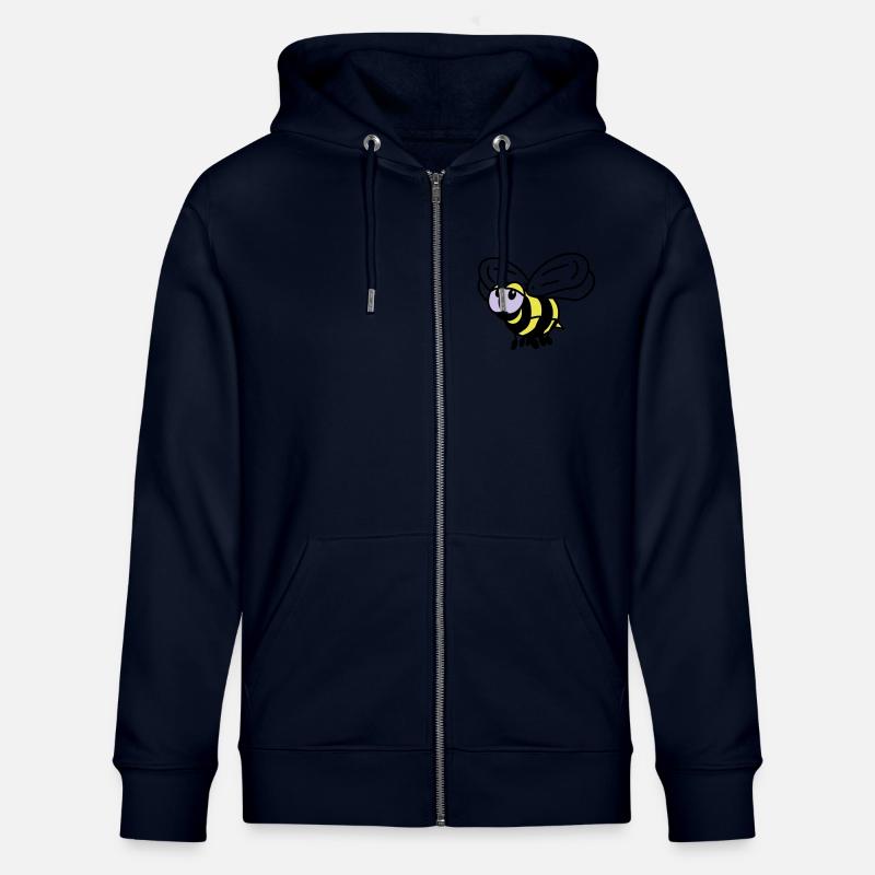 Biene - Stanley/Stella Unisex Bio-Kapuzenjacke CULTIVATOR  - Navy