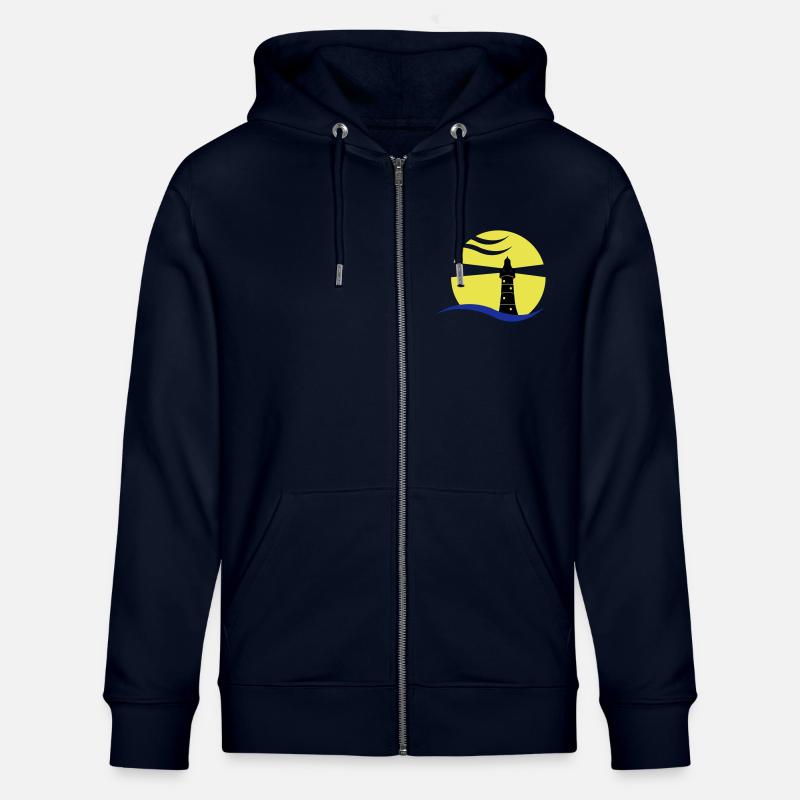 leuchtturm_02 - Stanley/Stella Unisex Bio-Kapuzenjacke CULTIVATOR  - Navy