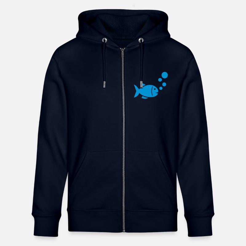Fisch - Stanley/Stella Unisex Bio-Kapuzenjacke CULTIVATOR  - Navy