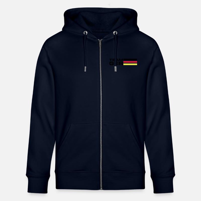 Équipe d’Allemagne - Veste à capuche bio CULTIVATOR Stanley/Stella Unisexe - marine