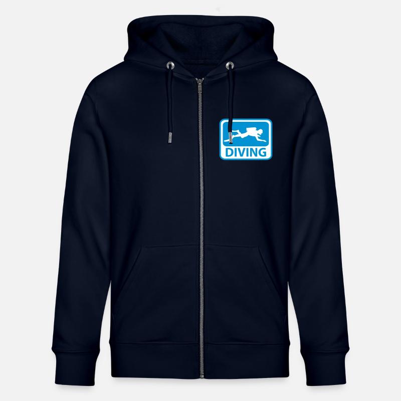 Diving - Stanley/Stella Unisex Bio-Kapuzenjacke CULTIVATOR  - Navy