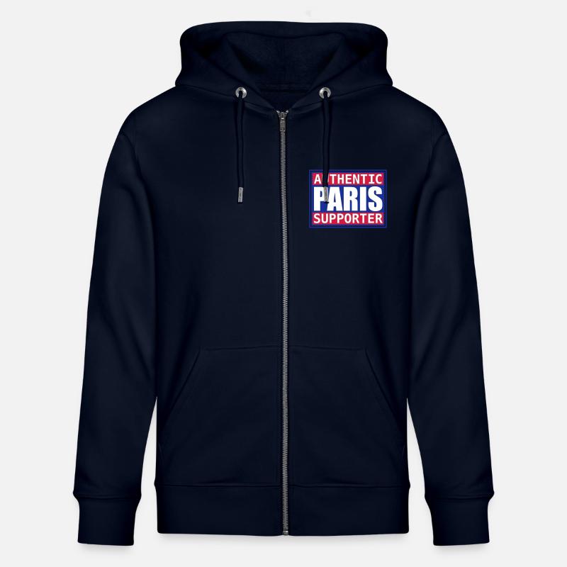 Authentic Paris supporter - Veste à capuche bio CULTIVATOR Stanley/Stella Unisexe - marine