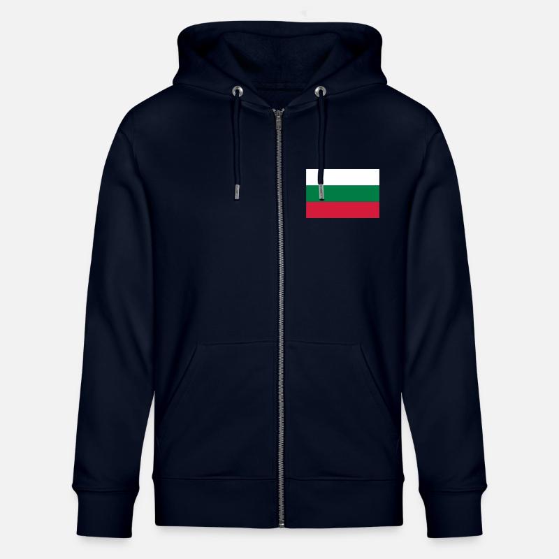 Bulgaria - Veste à capuche bio CULTIVATOR Stanley/Stella Unisexe - marine