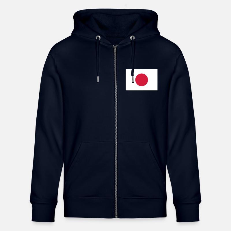 Drapeau national du Japon - Veste à capuche bio CULTIVATOR Stanley/Stella Unisexe - marine