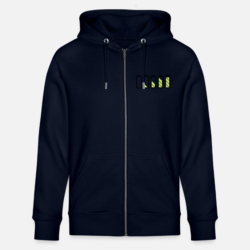 battery_loading - Stanley/Stella CULTIVATOR  Unisex Organic Hooded Jacket - navy