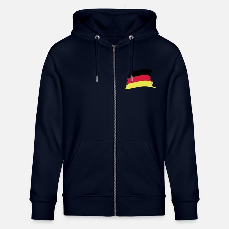 '-Flagge - Stanley/Stella Unisex Bio-Kapuzenjacke CULTIVATOR  - Navy