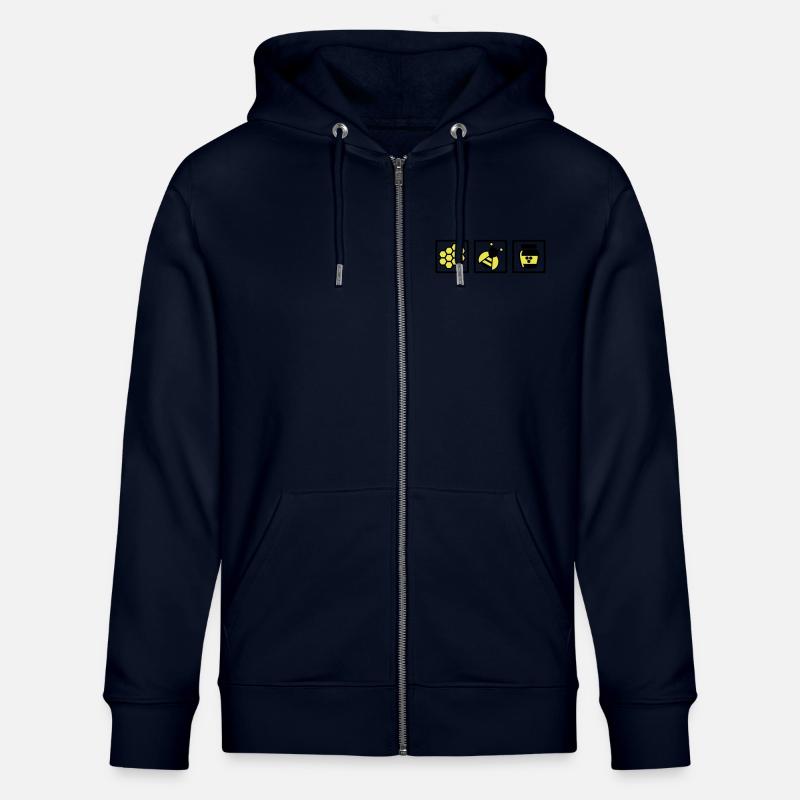 Biene - Stanley/Stella Unisex Bio-Kapuzenjacke CULTIVATOR - Navy