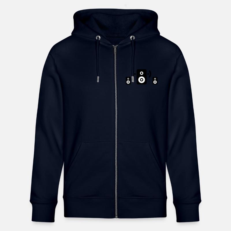 système de sonorisation - Veste à capuche bio CULTIVATOR Stanley/Stella Unisexe - marine