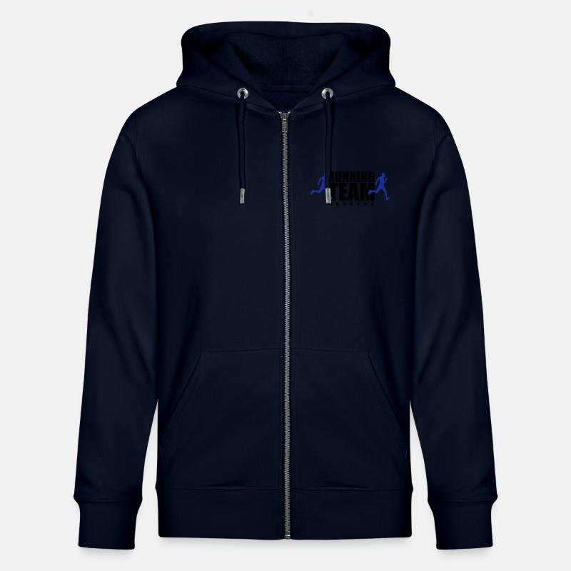 Équipe de course à pied - Veste à capuche bio CULTIVATOR Stanley/Stella Unisexe - marine