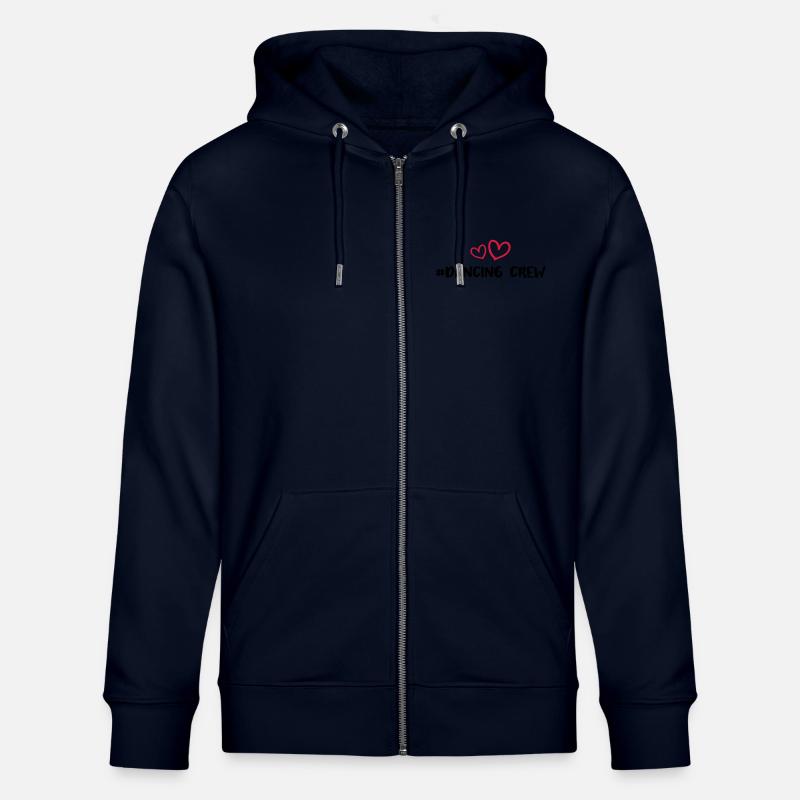 dancing crew herz - Stanley/Stella Unisex Bio-Kapuzenjacke CULTIVATOR  - Navy