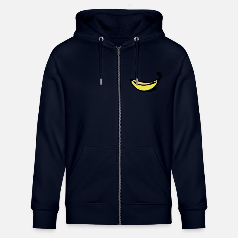 Banane - Stanley/Stella Unisex Bio-Kapuzenjacke CULTIVATOR  - Navy