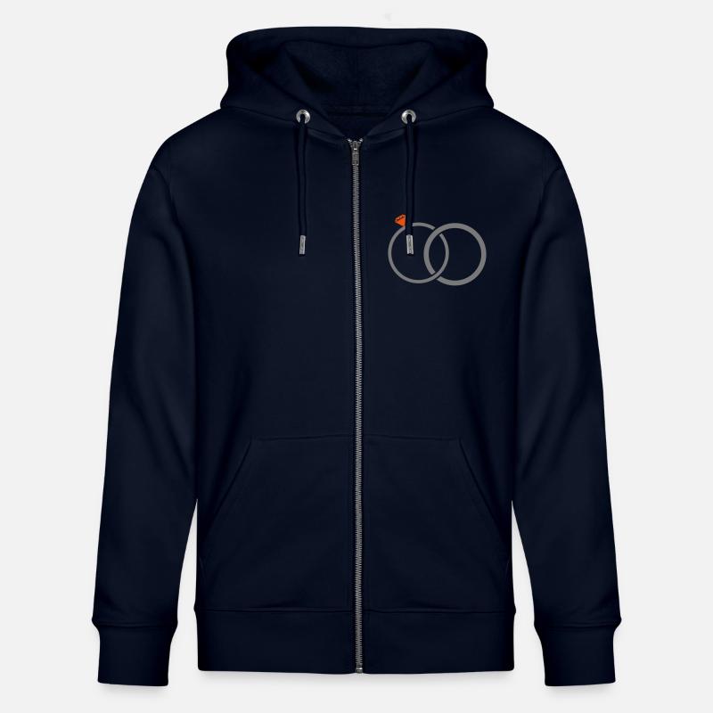 eheringe_2_2f - Veste à capuche bio CULTIVATOR Stanley/Stella Unisexe - marine