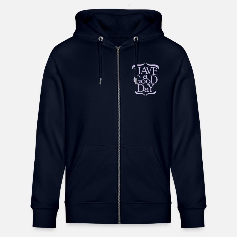 have a good day - Stanley/Stella Unisex Bio-Kapuzenjacke CULTIVATOR - Navy